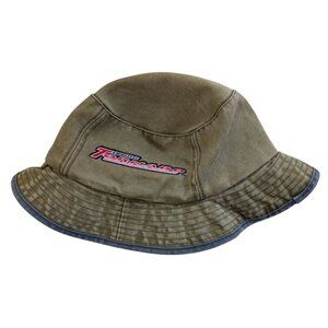 Dollywood Tennessee Tornado Bucket Hat Adult Size Tan & Denim Cotton/Polyester